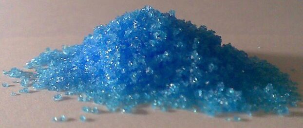 against copper sulphate nail fungus